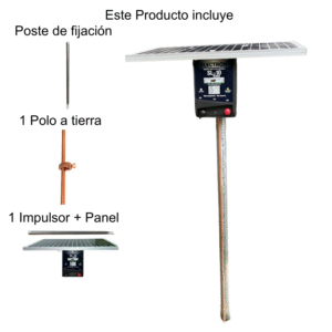 Impulsor Para Cerca Electrica Solar Móvil 10 km