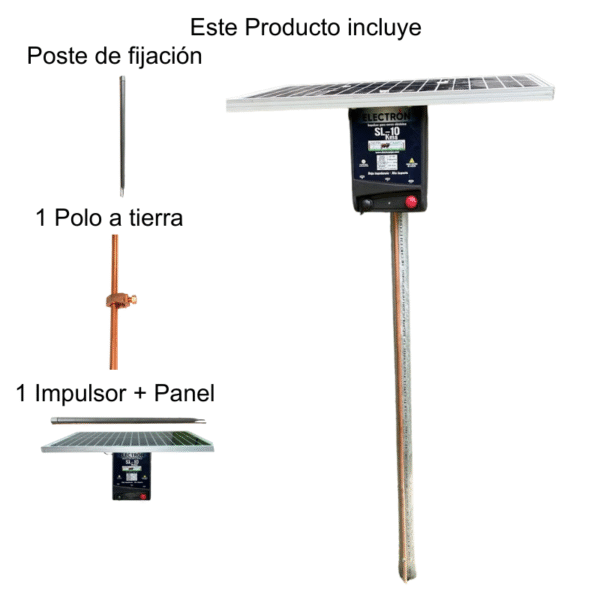 Impulsor Para Cerca Electrica Solar Móvil 10 km
