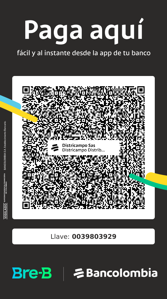 Código QR Bre-B Districampo SAS